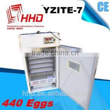 98% hatching rate CE approved HHD digital chicken egg incubator hatcher for sale YZITE-7