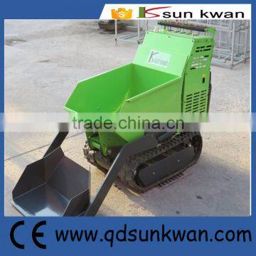 Crawler hydraulic construction mini skid steer motorized dumper