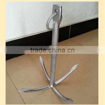 Hot dip galvanized four claws grapnel anchor