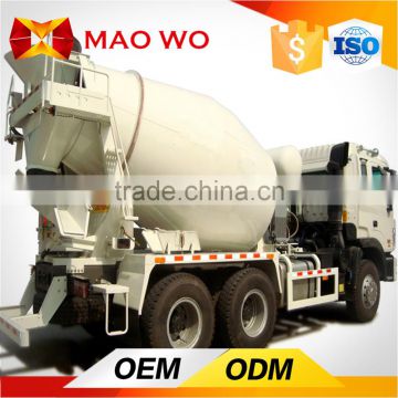 China 6cbm brand new cement concrete mixer truck with hydraulic pump