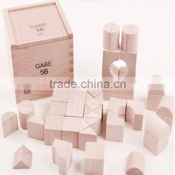 Froebel Baby Kids Toys Creativity Developing Wooden Cube Gabe 5B Learning Educational Preschool Training photo-3