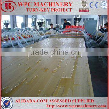 CE certificated Twin screw extruder PVC WPC door board machine price