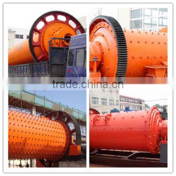 Continuous wet ball mill for gold ore beneficiation plant