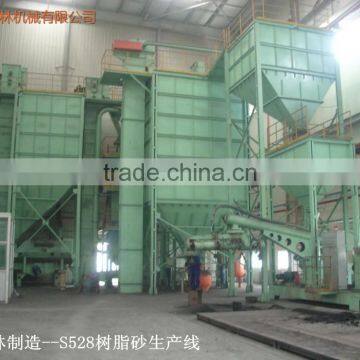 2017 resin sand molding line