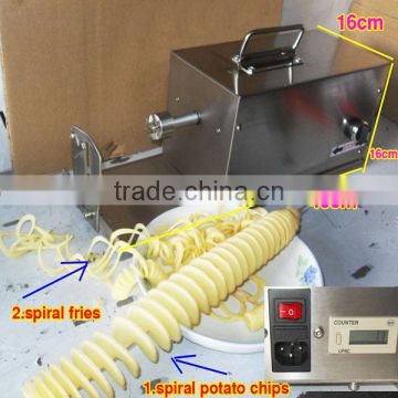 electric potato chip slicer Spiral Potato Slicer