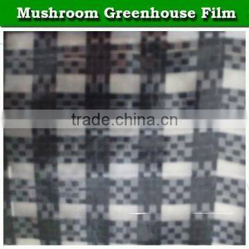 Black and White Grid Plastic Greenhouse Film for Mushroom / Bacteria Growing House photo-2