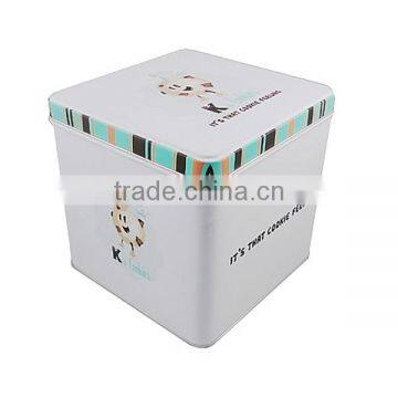 wholesale square metal tin box