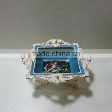 BISINI Luxury Table Lamp, Royal Blue Series Desk Lamp, Home Decorative Items Ceramic Reading Lamp (BF01-S1468-01A) photo-4