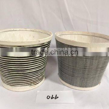 Wholesale Cheap Home Dekoration Desk Big Indoor Oval Wooden Flower Pots photo-4