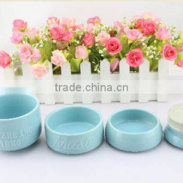 4 Tier Kitchen Accessories Customized Color Ceramic Mason Jar With Lid photo-2