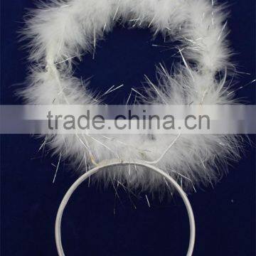 Party Girl Fashion Headband Flower Headband Feather Hairband photo-2