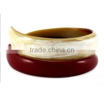 High quality best selling buffalo horn yellow black modern bracelet from Vietnam