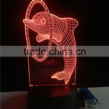 Acrylic custom shaped fancy electrical cartoon lamp