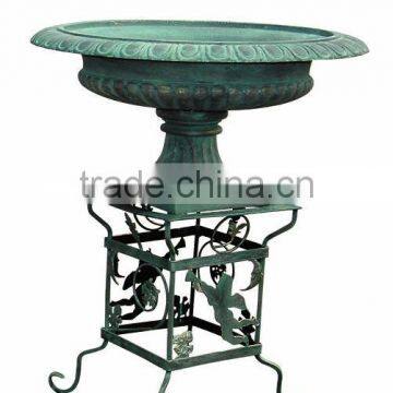 Indoor Cast Iron Flower Pot Decorative Flower Pot for Home and Hotel photo-2