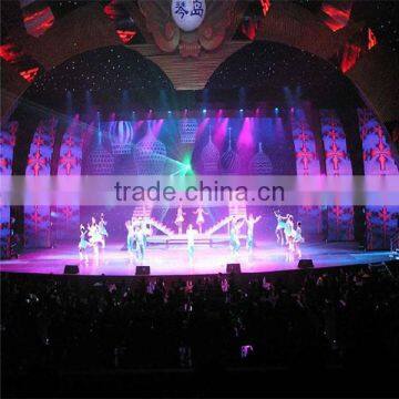 2015 Shenzhen RGB Blinking curtain Velvet material led starry light curtain for stage