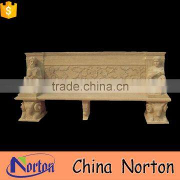 simple design high quality marble garden bench for wholesale NTS-B173X