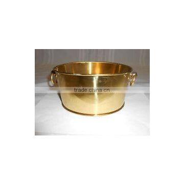 gold plated expensive shiny planters for sale