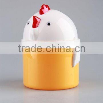 Household Garbage Can/Desktop Bin With Cartoon Patterns Plastic Trash Can photo-3