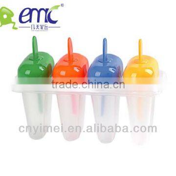 2095 New Plastic Home ice lolly mould with 4 cells