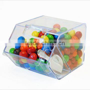 Clear Acrylic lucite bride and groom wedding favor candy box