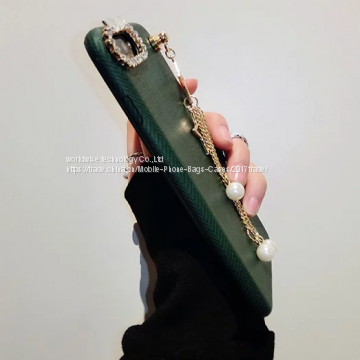 Imitation PU Leather Cell Phone Cover Shell Diamond Mobile Phone Cases for IPhone7/7Plus/6/6s/6plus/6splus Accessories photo-5