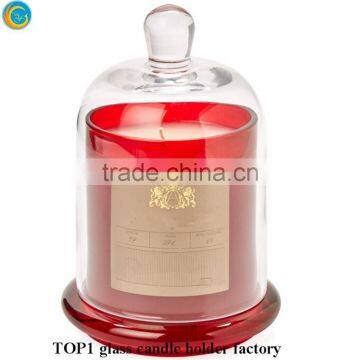 Large glass bell jars wholesale with dome lid