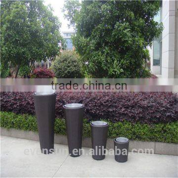 2015 Wicker Garden Round Flower Pot photo-2