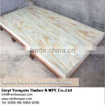 marble colored interior laminate wall panel , waterproof marble texture panel