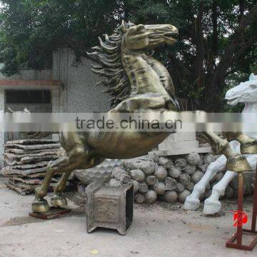 Life size resin horse sculptures