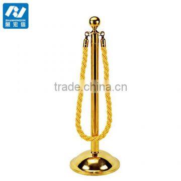 Golden Plated Rope Stanchions for Hotels photo-2