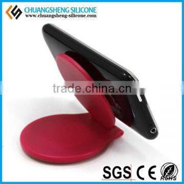 round folding silicone mobile phone stand