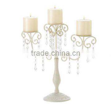 NEW FASHION! Ivory Centerpiece Candle Holder Candelabra Wedding Gift