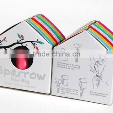 Bird's Nest Key Ring With Whistle Hang on the Wall photo-3