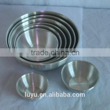 Aluminum Sanding Middle-deep Round Plate