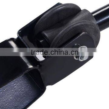 GDC-01 Steel Frame Pneumatic Tires 650 lb Capacity Black Poly Garden Dump Cart photo-3