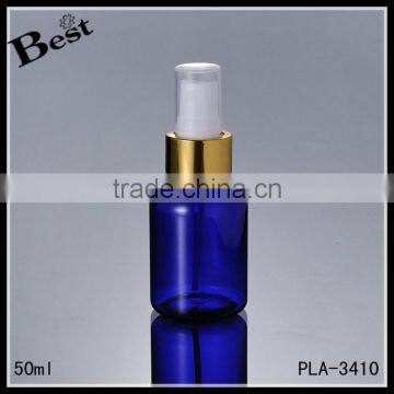 Hot Selling Cosmetic Toner Fragrance Perfume 2017 Hot New Products Blue Empty 50ml Plastic Spray Bottle Wholesale photo-3