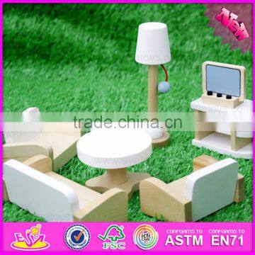 2016 Newest Baby Wooden Doll Furniture, Top Fashion Kids Wooden Doll Furniture, Best Chiodren Wooden Doll Furniture W06B045 photo-6