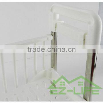 2017 Best Selling 2 Tiers Chrome Plated Kitchen Accessory Dish Rack/ Dish Drainer/Plate Rack photo-4