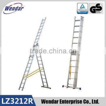 Combination ladder 3x12, with GS certificate