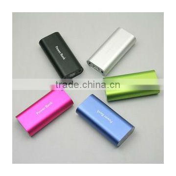 new 2013 double USB output 5000mah universal powerbank for mobile phones