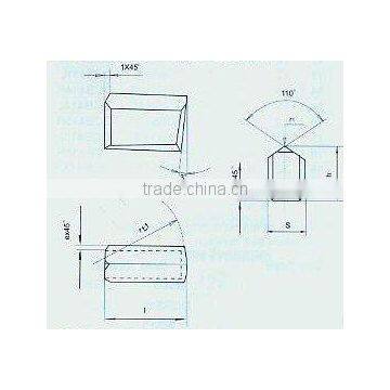 Hard Alloy Products for Coal Excavaying Tools--To mount the "-"shaped,"+"shap, three-flanged and"x"shaped impact rock blade bits