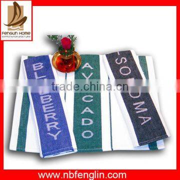 Wholesale custom design 100% cotton kitchen towel&cheap tea towel