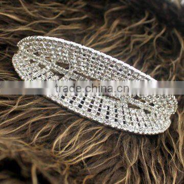 Silver Rhinestone Small Beautiful Bridal Crown photo-2