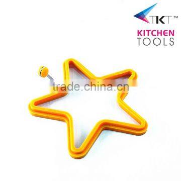 Heart Shaped Silicone Egg Ring Egg Baking Mold Egg Slicer photo-5
