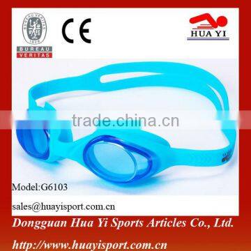 Wholesale summer watersports use kids colors swim glasses