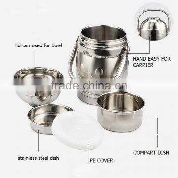 Detachable School&Office Use Lunch Box With Handle Office Use Stainless Steel Food Box photo-6