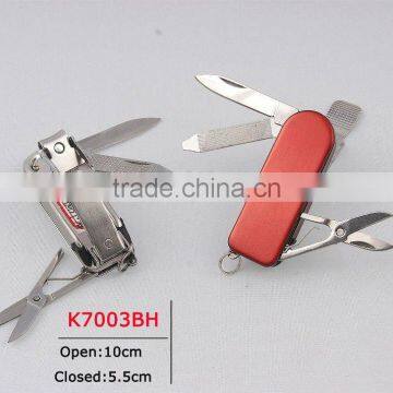 2014 new "stock" Keychain Knife/Multi knife/Pocket knife tools ( K7003BH )