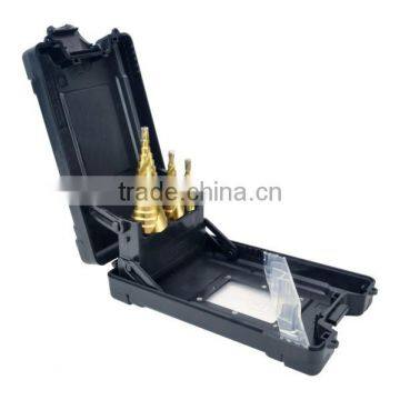 CF428 3pcs HSS sprial fluted step drill bit