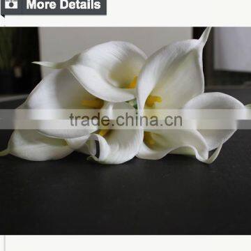Hot Sale Real Touch Ribbon Flower Calla Lily photo-3