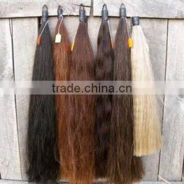 White Brown Black Color Horse Hair for Brush Tail Extensions photo-2